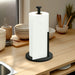 Stainless Steel Paper Towel Holder with Weighted Base — Heavy-Duty Countertop Dispenser