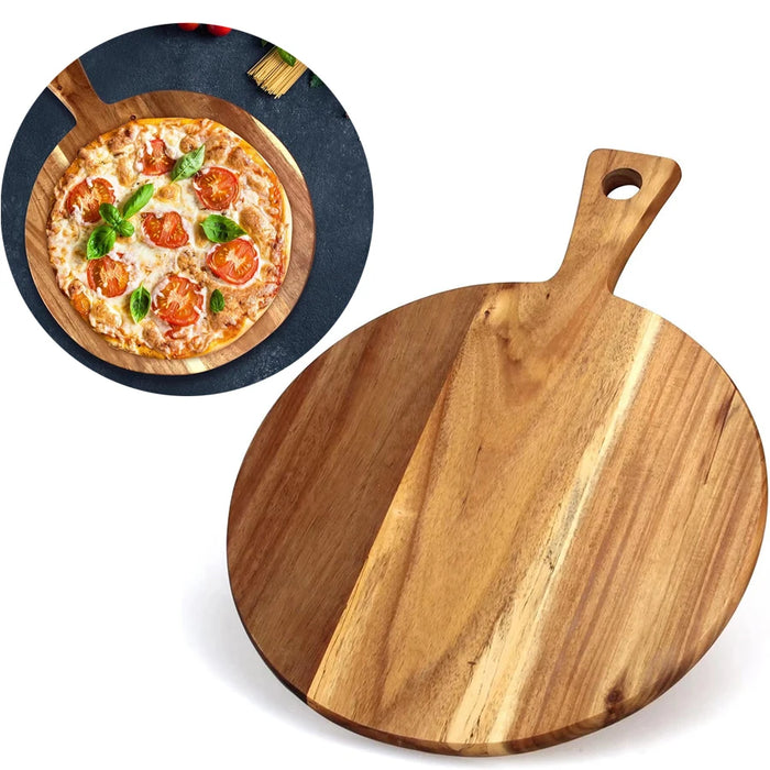 Acacia Wood Cutting Board 16 x 12 in (approx 41 x 31 cm) — Hand‑Carved Charcuterie & Chopping Board