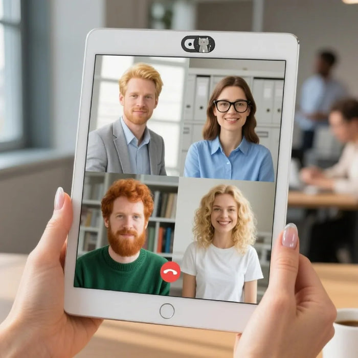 6-Pack Sliding Webcam Covers — Slim Privacy Slides for Laptops, Phones & Tablets