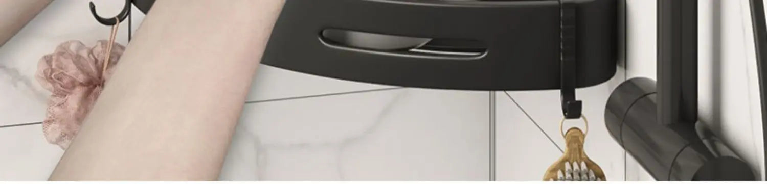 2pcs Corner Bathroom Shelf — Single-Tier Stainless Steel, No‑Drill Adhesive, Model FGR342