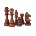 32-Piece Wooden Chess Set with Leather Board — King 110mm (Model 4in)