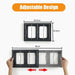 Expandable Stainless-Steel Pot & Pan Organizer Rack with 7 Dividers