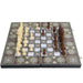 Luxury Knight 3-in-1 Wooden Foldable Game Board — Chess, Checkers & Backgammon