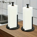 Stainless Steel Paper Towel Holder with Weighted Base — Heavy-Duty Countertop Dispenser