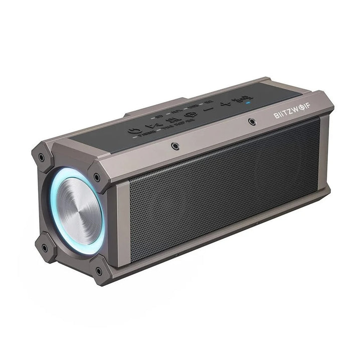 Haut-parleur Bluetooth BlitzWolf® BW-WA3 100W Haut-parleurs portables Quad Drivers Dual Diaphragm Deep Bass RGB Light TWS 5000mAh Haut-parleur sans fil extérieur