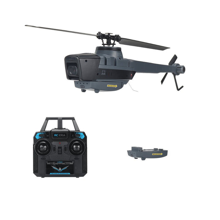 C128 2.4G 4CH 6-Axis RC Helicopter - 1080P Camera, Optical Flow Localization, Altitude Hold, Flybarless - Perfect for Stabilized Aerial Photography and Smooth Flying Experience - Shopsta EU