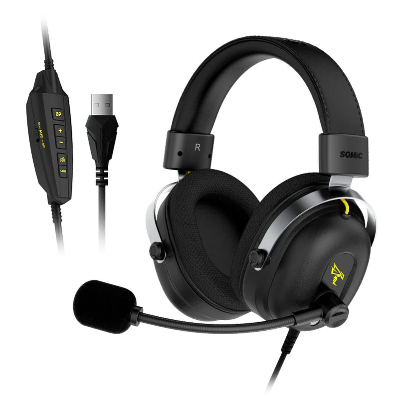 Cuffie da gioco Commander G Series con audio surround 7.1 - Per PC, Playstation 5, PS4