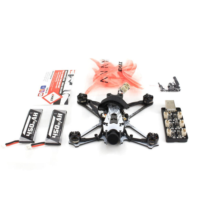 Emax Tinyhawk II Freestyle - 2.5 Inch FPV Racing Drone BNF Frsky D8, F4 FC, 5A ESC, 1103 Motor, Runcam Nano 2 Camera, 200mW VTX - Perfect for Thrill-Seeking Drone Enthusiasts - Shopsta EU