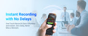 144GB Digital Voice Recorder — Voice-Activated for Lectures, Meetings & Interviews