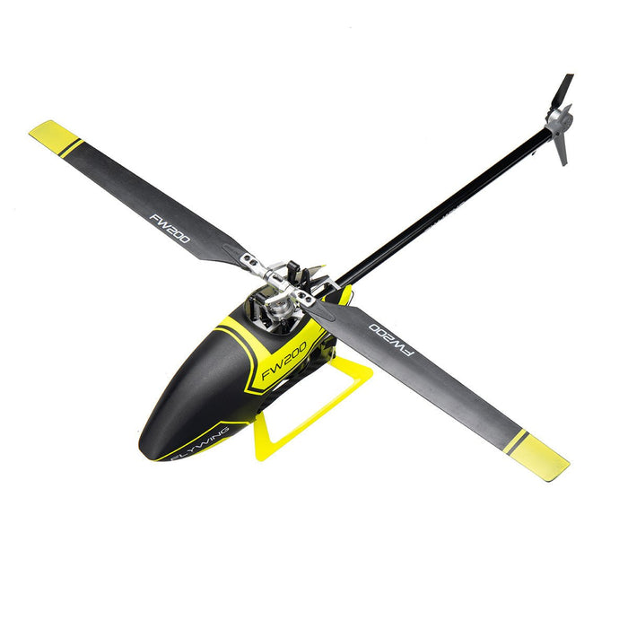 FLY WING FW200 - 6CH 3D Acrobatic GPS RC Helicopter with Altitude Hold & One-Key Return - BNF with H1 V2 Flight Control System for Easy App Adjustments - Shopsta EU