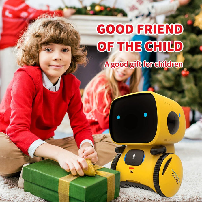 Interactive Robot Toys for Kids English Version Smart Talking Robot with Voice Controlled Touch Sensor Gift for kids Boys Girls - Shopsta EU