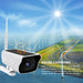 Solar Security Camera 1080P HD - WIFI IP Camera with Night Vision & Wireless PIR Motion Alarm - IP67 Waterproof for Outdoor and Indoor Use - Shopsta EU