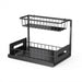 2-Tier Pull-Out Under-Sink Storage Rack – Sliding Cupboard Organiser