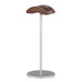Black Walnut Wood and Aluminium Headphone Stand — Solid Metal Base Desk Headset Holder