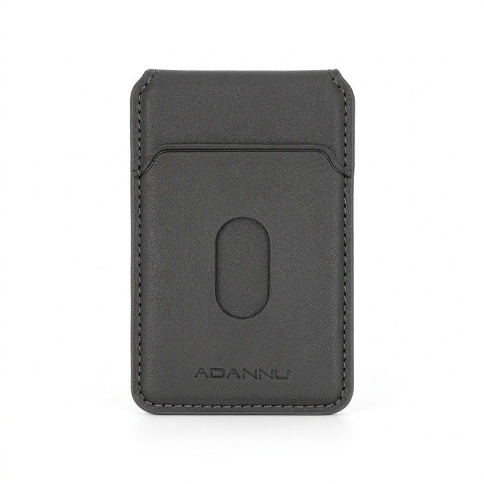 Leather MagSafe Magnetic Card Holder Wallet for iPhone 12–16 (Pro/Max/Plus)