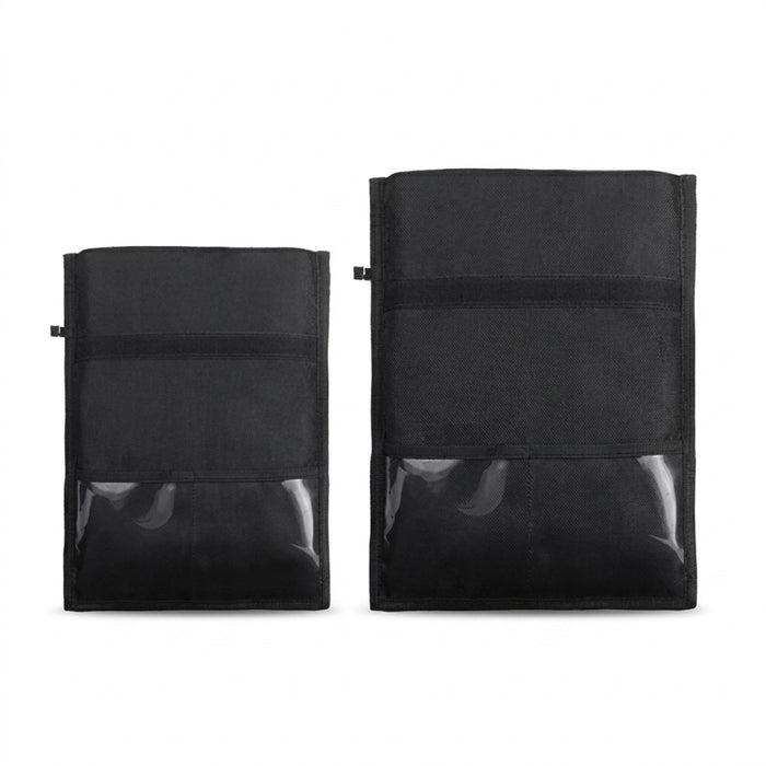RFID Blocking Faraday Pouch – Anti‑Tracking Phone, Card & Key Shield, Large Wallet Case, Black