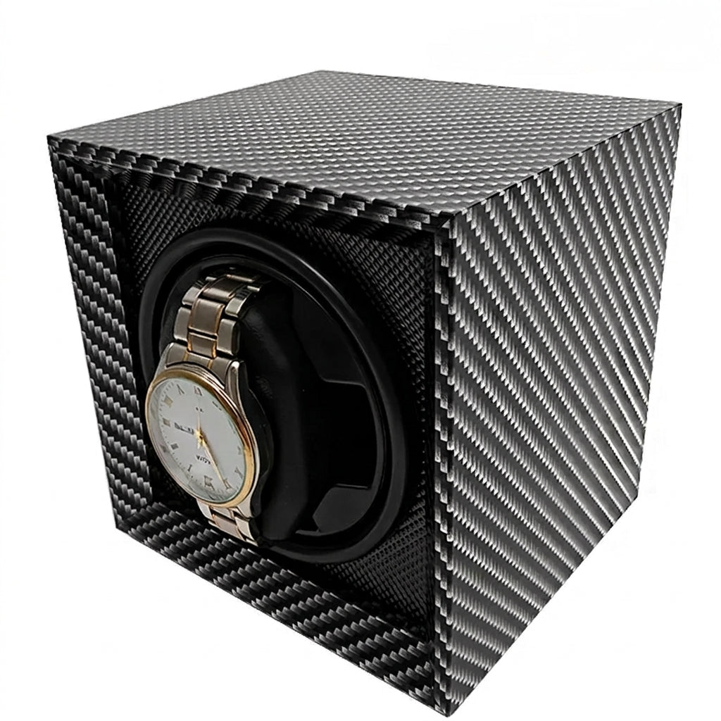 Wooden USB Watch Winder for Automatic Watches — Silent Mabuchi Motor