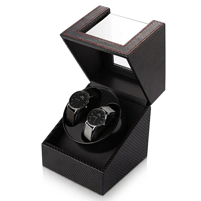 PU Watch Winder for Automatic Watches with USB Charging
