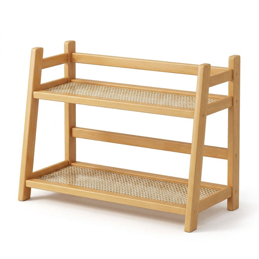 2-Tier Bamboo Spice Rack – Counter & Cabinet Organiser