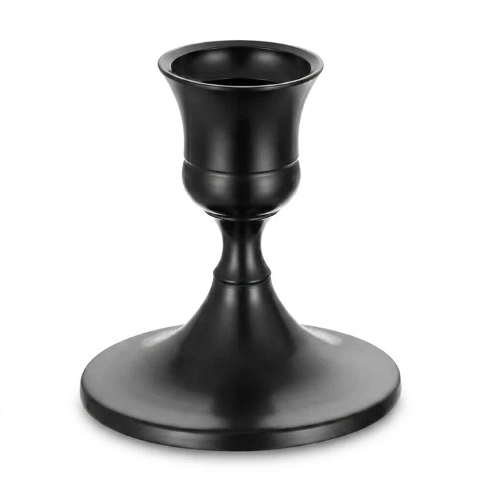 Vintage Elegant Tabletop Candle Holders – Metal & Aluminium, Single or 3‑Piece Sets