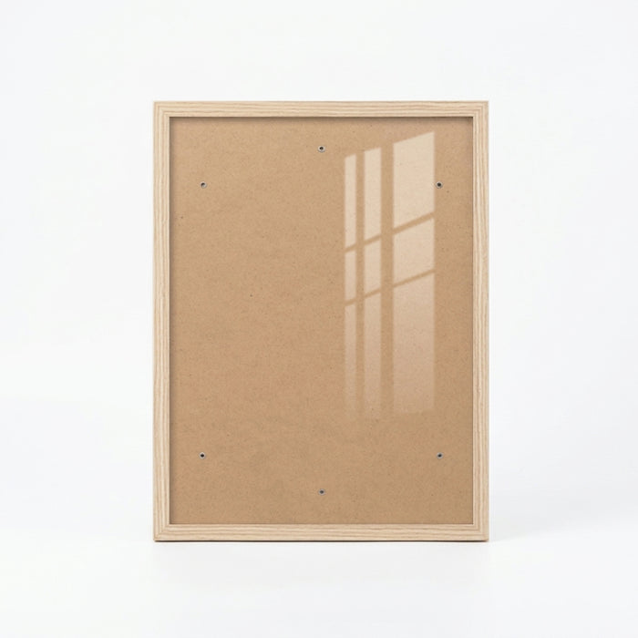 Classic Wood Photo Frame — 21 × 30 cm & 30 × 40 cm, Black or White