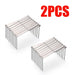 Retractable Stainless Steel Storage Rack – Space-Saving Pot Lid & Plate Holder