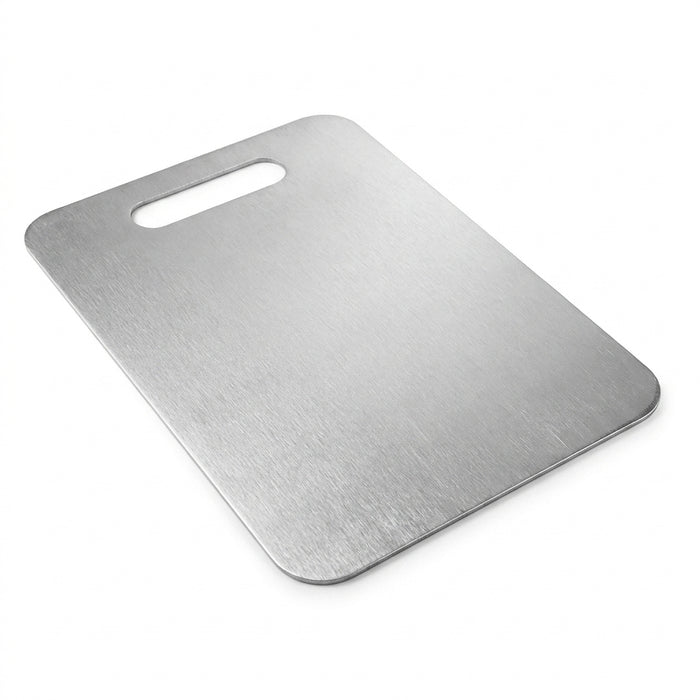 Stainless-steel Cutting Board — Thickened, Double-sided Food‑Grade Chopping Board