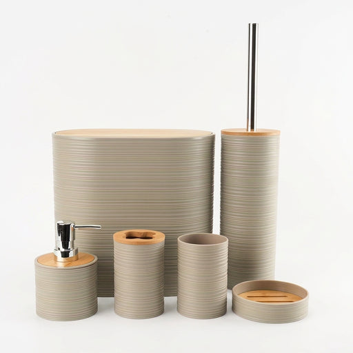 6-piece Bathroom Accessory Set — Toothbrush Holder & Vanity Essentials