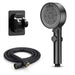 8-Mode High-Pressure Black Handheld Shower Head — Water-Saving, Fall-Resistant