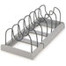 Expandable Stainless-Steel Pot & Pan Organizer Rack with 7 Dividers