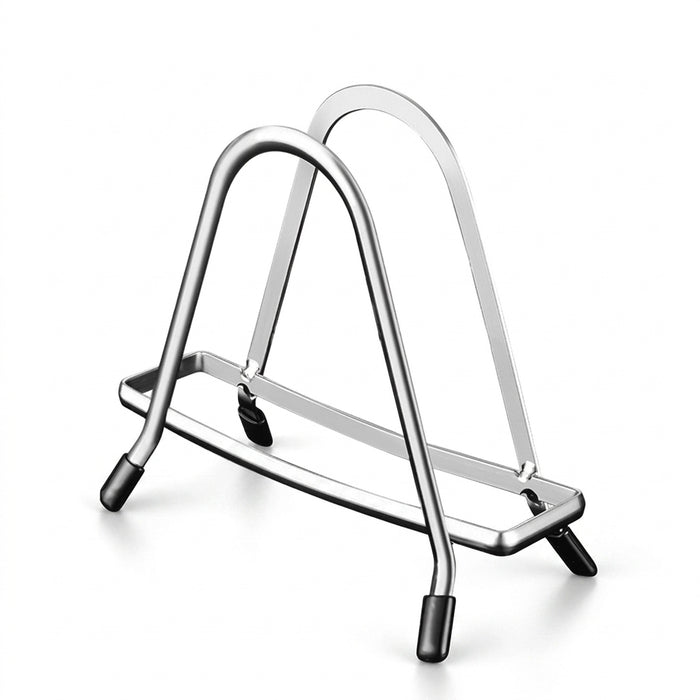 Stainless Steel Kitchen Rack — Lid, Cutting Board & Knife Organiser
