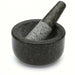 Polished Granite Mortar and Pestle for Herbs, Salsa & Avocado (3.74 x 1.97in)