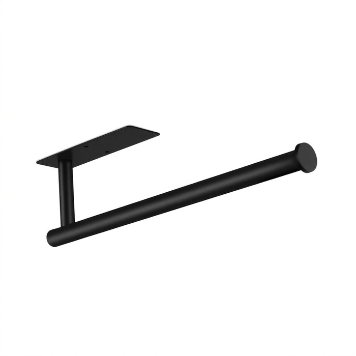 Stainless Steel Punch-Free Paper Towel Holder – Under-Cabinet Roll & Film Dispenser