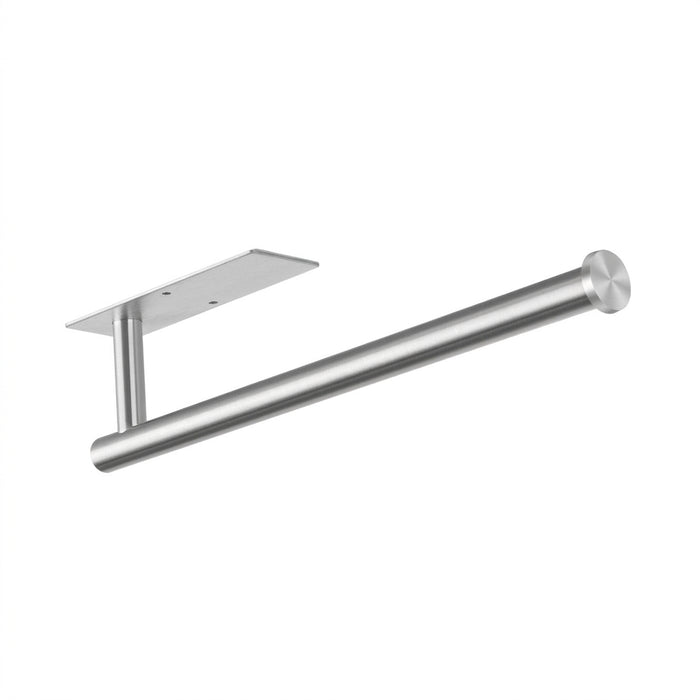Stainless Steel Punch-Free Paper Towel Holder – Under-Cabinet Roll & Film Dispenser