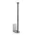No‑Punch Stainless Steel Paper Towel Holder — Adhesive Kitchen Roll & Wrap Rack