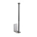 Adhesive Stainless Steel Paper Towel & Toilet Roll Holder — Black or Silver (S/M/L)