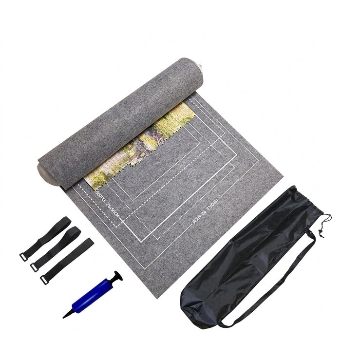 Jigsaw Puzzle Mat Roll-Up — Fits up to 1500 Pieces, Portable Table Saver