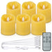 Rechargeable LED Tea Lights 6‑pack — Flameless Flicker, Remote & Timer, USB Multi‑Charge