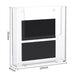 A4/A5 Wall-Mounted Clear Acrylic Brochure & Flyer Holder — Magnetic Options