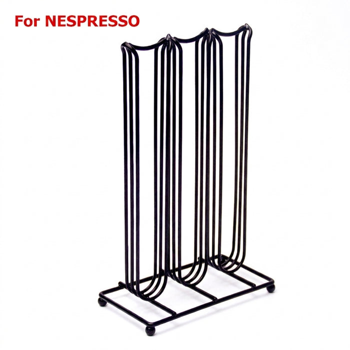 360° Rotating 24-Capsule Stainless Steel Coffee Pod Holder JT222