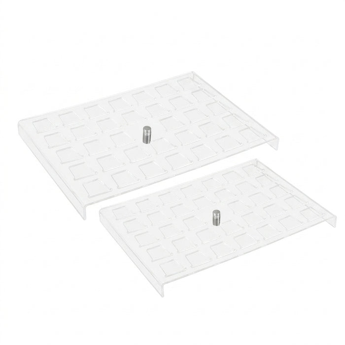 Acrylic Coffee Pod Tray — Holds 34 Nespresso Original Capsules