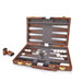 Folding 38cm (15in) Chess & Checkers Board – Standard Portable Version