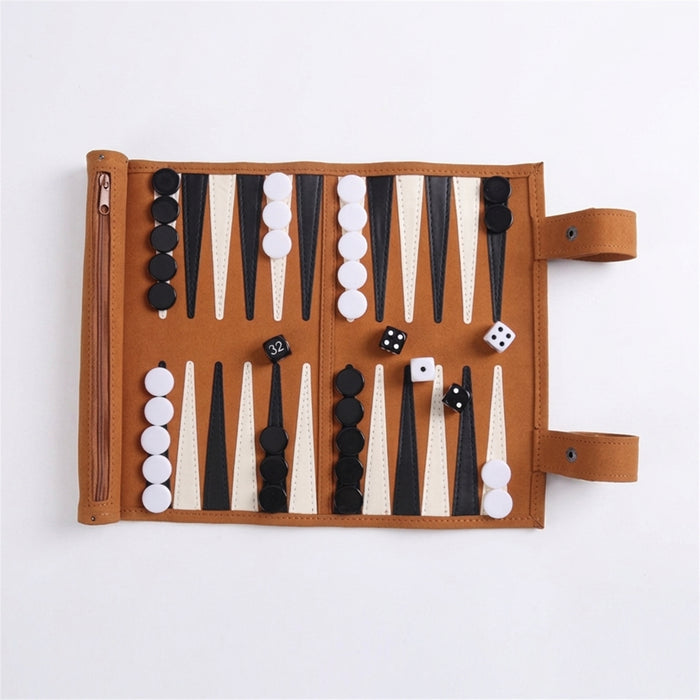 Portable Backgammon Set — Travel Board for Adults & Children