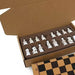 Retro Resin Chess Set with Qing Dynasty 3D Pieces — 28cm (11in) Board
