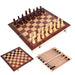 3-in-1 Travel Games Set — Chess, Backgammon & Checkers (Five Sizes)