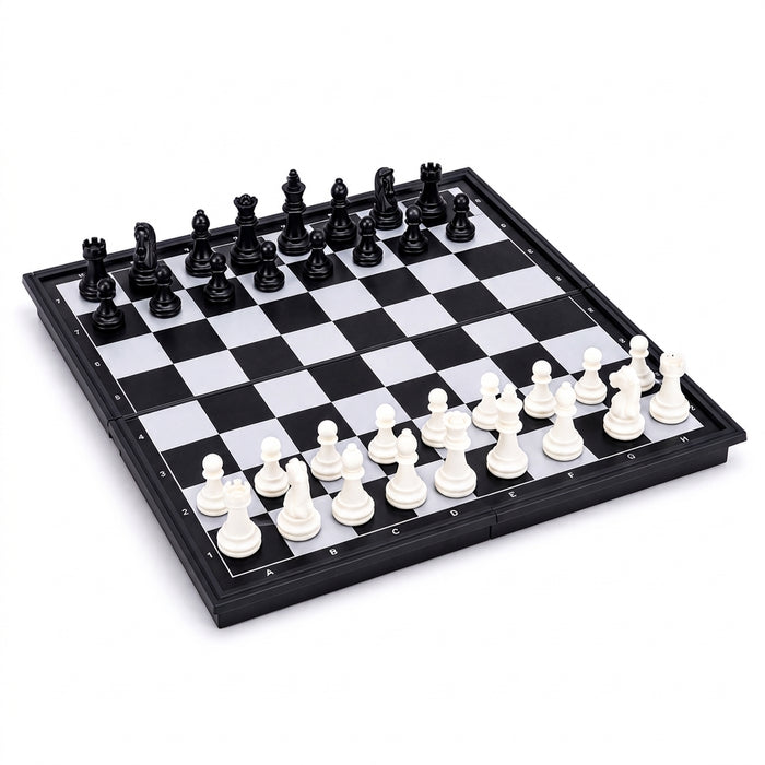 3-in-1 Magnetic Travel Board — Chess, Checkers & Backgammon (25/32/36 cm)