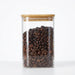 Airtight Glass Pantry Canister with Lid — Store Flour, Cereal, Sugar, Tea & Coffee