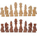 32-Piece Wooden Chess Set with Leather Board — King 110mm (Model 4in)