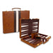 Travel-Size Leather Backgammon Set — High-Quality Wholesale, Light Brown