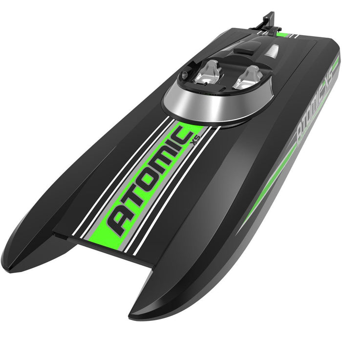 Volantexrc 795-5 ATOMIC XS - 2.4G 2CH Mini RC Boat with 30km/h Speed, Waterproof, Reverse, Water-Cooled System - Perfect for Pools and Lakes Toys - Shopsta EU